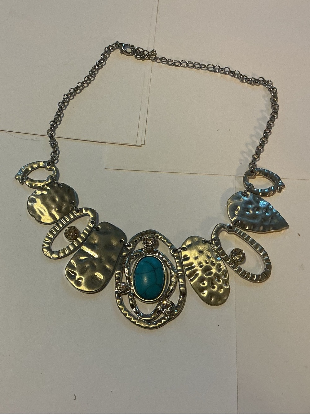 Silver-toned necklace